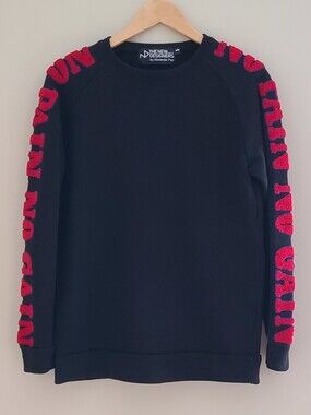 The New Designers by Alexander Pap No Pain No Gain Embroidered Sweatshirt S